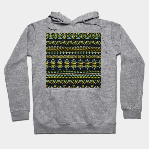 Set of geometric seamless patterns Hoodie by Olga Berlet